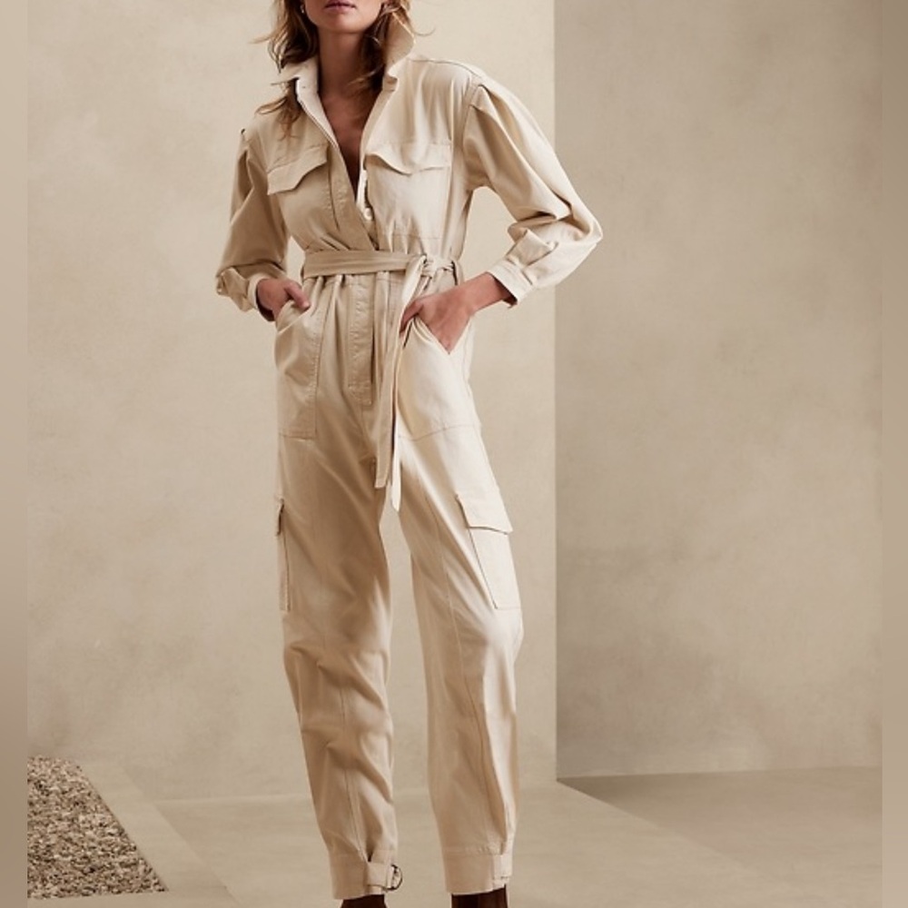 BANANA REPUBLIC | ANDI MOLESKIN AVIATION UTILITY STYLE JUMPSUIT